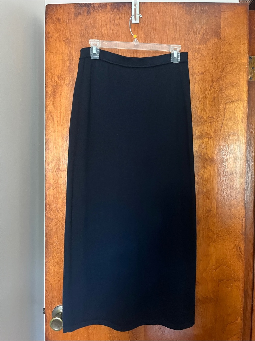 Liz Claiborne Black Maxi Straight Skirt
